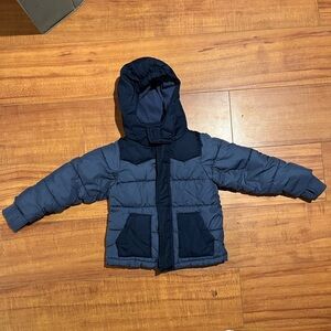 Hooded winter coat